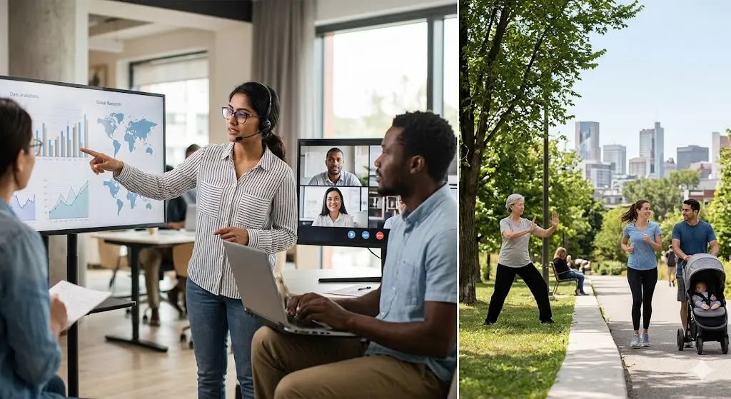 Global Health Research on Remote Work and Public Wellness