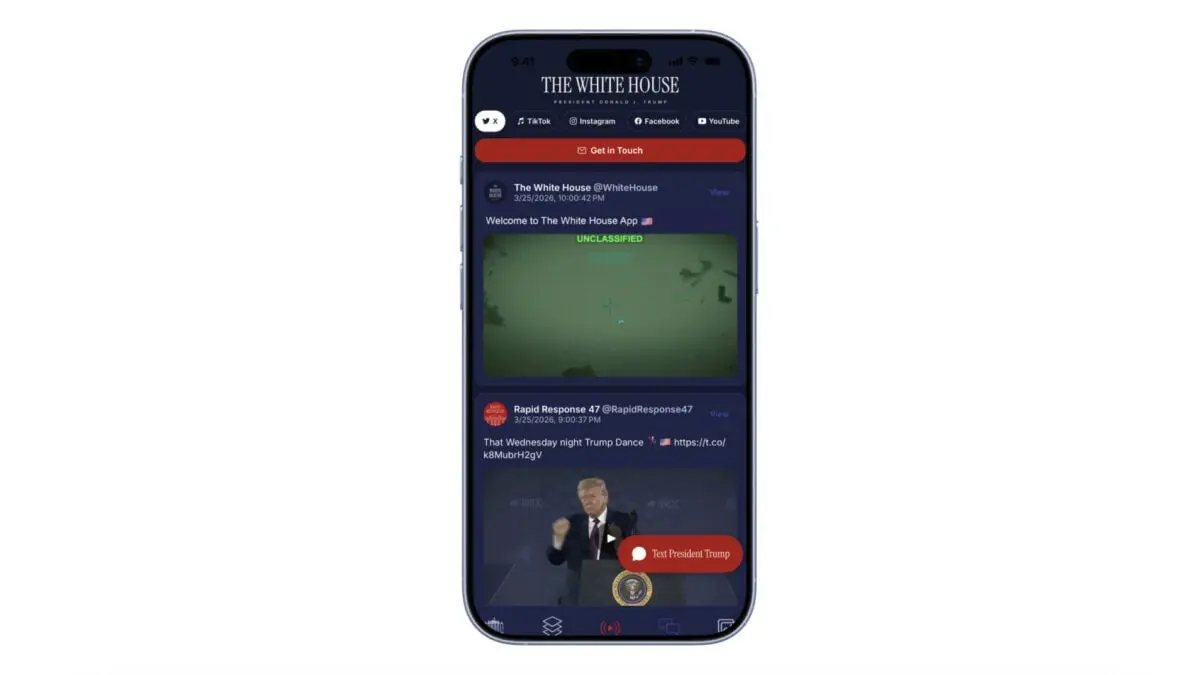 The White House App Is Reportedly About to Automatically Load Onto All DHS Mobile Devices